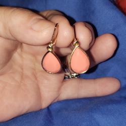 Nine West Jewelry | "Nine West" Earrings | Color: Gold/Pink | Size: Os