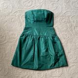J. Crew Dresses | J. Crew | Silk Taffeta Tamryn Dress In Deep Alpine | Color: Green | Size: 0p