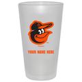 Baltimore Orioles 16oz. Frosted Personalized Pint Glass