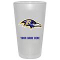 Baltimore Ravens 16oz. Frosted Personalized Pint Glass