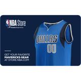 Dallas Mavericks NBA Store eGift Card ($10-$500)
