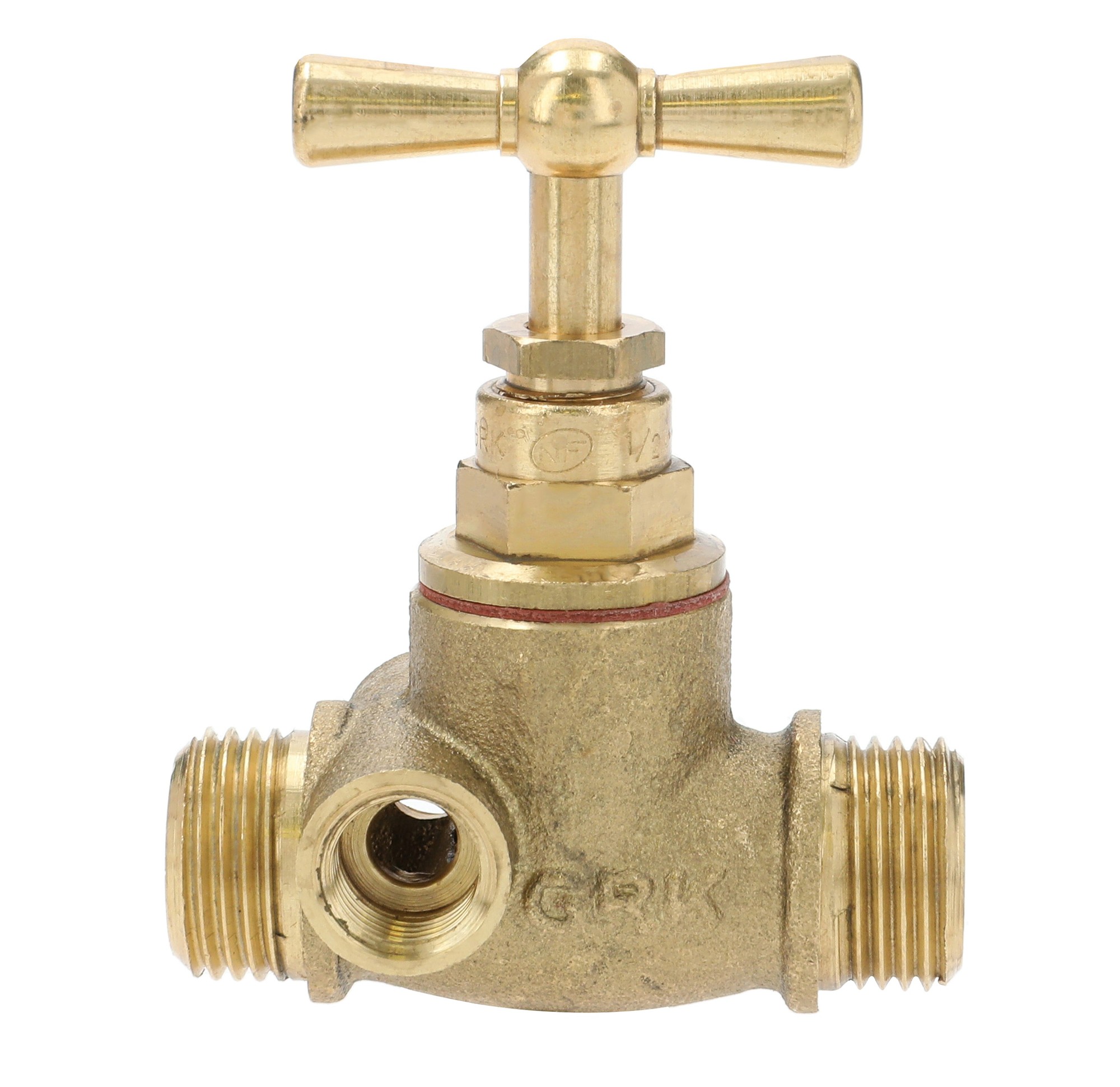 Robinet d'arrêt à potence avec purge MM 3/4 GARIS R4323