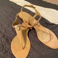 Michael Kors Shoes | Almost New Michael Kors Sandals, Tan In Color | Color: Tan | Size: 8.5