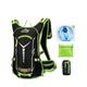 Cycling Backpack Men 18L（With Hydration Bladder 2L&Waterproof Cover）,Mountain Bike Backpack,Cycle Hydration Backpack,Hiking Backpack,Hiking Bag(green)