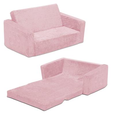 Perfect Sleeper Extra Wide Convertible Sofa to Lounger in Pink - Serta 208220W-5059