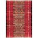 "Liora Manne Marina Tribal Stripe Indoor/Outdoor Rug Red 39""x59"" - Trans Ocean Import Co MNA45805724"