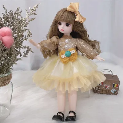 Bjd – poupée 3D à 12 articulations mobiles pour filles, jouet avec vêtements et chaussures, cadeau