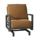 Tropitone Lakeside Patio Chair w/ Cushions in Green/Brown | 42.5 H x 30 W x 32.5 D in | Wayfair 730525_WLD_Sepia Weave