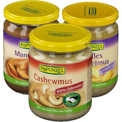 Rapunzel Bio weißes Mandelmus + Cashewmus 1 St Set Image