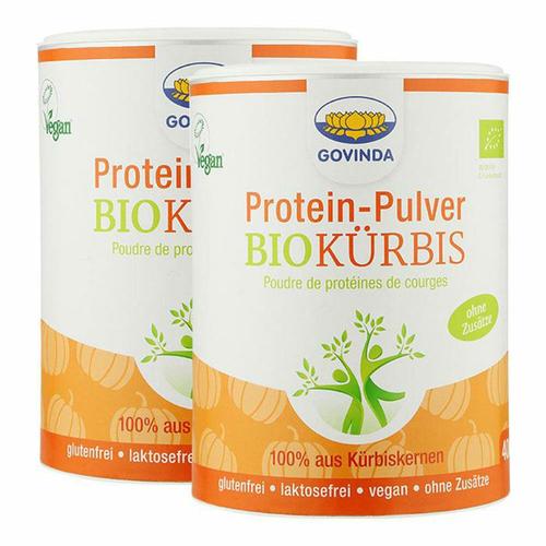 Govinda Bio Proteinpulver Biokürbis 2x400 g Pulver