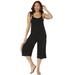 Plus Size Women's Eloise Overall Jumpsuit by Swimsuits For All in Black (Size 10/12)