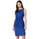 Amazon Brand - TRUTH & FABLE Women's Dress Twist Front Tunic, Blue (Cobalt), 16, Label:XL