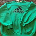 Adidas Shirts | Adidas Crew Neck Fleece | Color: Green | Size: M