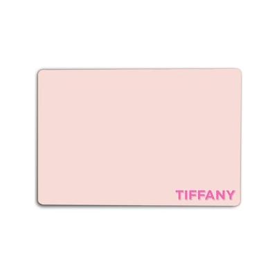904 Custom Personalized Solid Dog & Cat Placemat, Baby Pink
