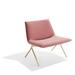 Lounge Chair - Poppin 31" W Tufted Lounge Chair, Metal in Pink/Yellow | 30 H x 31 W x 29 D in | Wayfair 106945