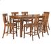 Lark Manor™ Alyra 7 - Piece Counter Height Dining Set Wood in Brown | Wayfair 1B71CCF2F0FB487EB84AA5F0FE99D7FD