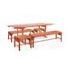 Surfside Eco-friendly 5-piece Dining Set with Extension Table and Backless Benches by Havenside Home