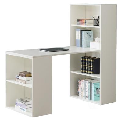 Combo Bookshelf Bookcase, Table Bookcase Combination