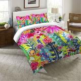 Vivid Floral Cluster Twin Comforter