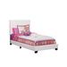 81" Matte White Contemporary Style Rectangular Bed Frame - Twin Size