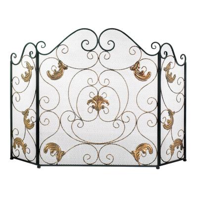 Fleur-De-Lis Fireplace Screen