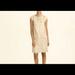 J. Crew Dresses | Gold Linen Shift Dress With Gold Grommets | Color: Gold | Size: 2