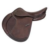 Henri de Rivel Covered Pro Concept Close Contact Saddle - Test Ride - 17.5 - Regular - Havana - Smartpak