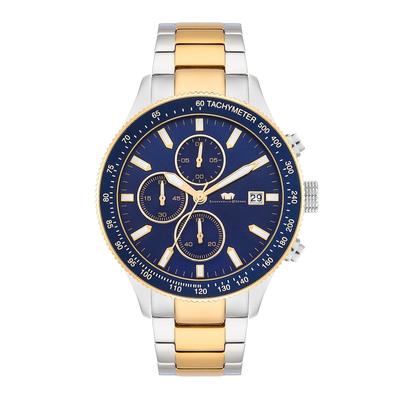 Rhodenwald & Söhne - Chronograph Karthago II in Silber Edelstahl in Silber/Gelbgold Herrenuhren 1 ct Herren (168.99 € / 1 ct)