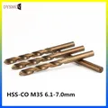 2 pièces forets hélicoïdaux 6.1 6.2 6.3 6.4 6.5 6.6 6.7 6.8 6.9 7.0mm HSS-CO M35 acier