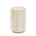 Sherrill Occasional Castel Marble Top Drum End Table in Gray | 20 H x 14 W x 14 D in | Wayfair 969-486