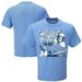 Men's Checkered Flag Light Blue Wendell Scott Graphic 1-Spot T-Shirt