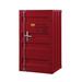 48"H x 22"W Industrial Cargo Metal Chest with 4 Shelves(1 Door), Red