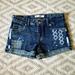 Levi's Bottoms | Levi's Girls Embroidered Shorty Shorts | Color: Blue | Size: 12g
