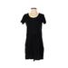 Gap Casual Dress - Shift: Black Solid Dresses - Women's Size 4