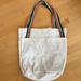 American Eagle Outfitters Bags | American Eagle Tote Bag With Pockets & Snap | Color: White | Size: Os