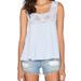 Free People Tops | Free People Costa Mesh Tank Top Open Back | Color: Blue | Size: S