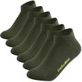 ZONBAILON Men's Ankle Low Cut Socks Sport Running Cushion Sock, Green, S/M