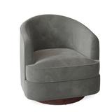 Barrel Chair - Fairfield Chair Tipsy 28.75" W Barrel Chair Fabric in Red/Gray/Brown | 30.25 H x 28.75 W x 31 D in | Wayfair