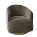 Barrel Chair - Fairfield Chair Tipsy 28.75" W Barrel Chair Polyester in Brown | 30.25 H x 28.75 W x 31 D in | Wayfair 1138-31_9953 17_Espresso