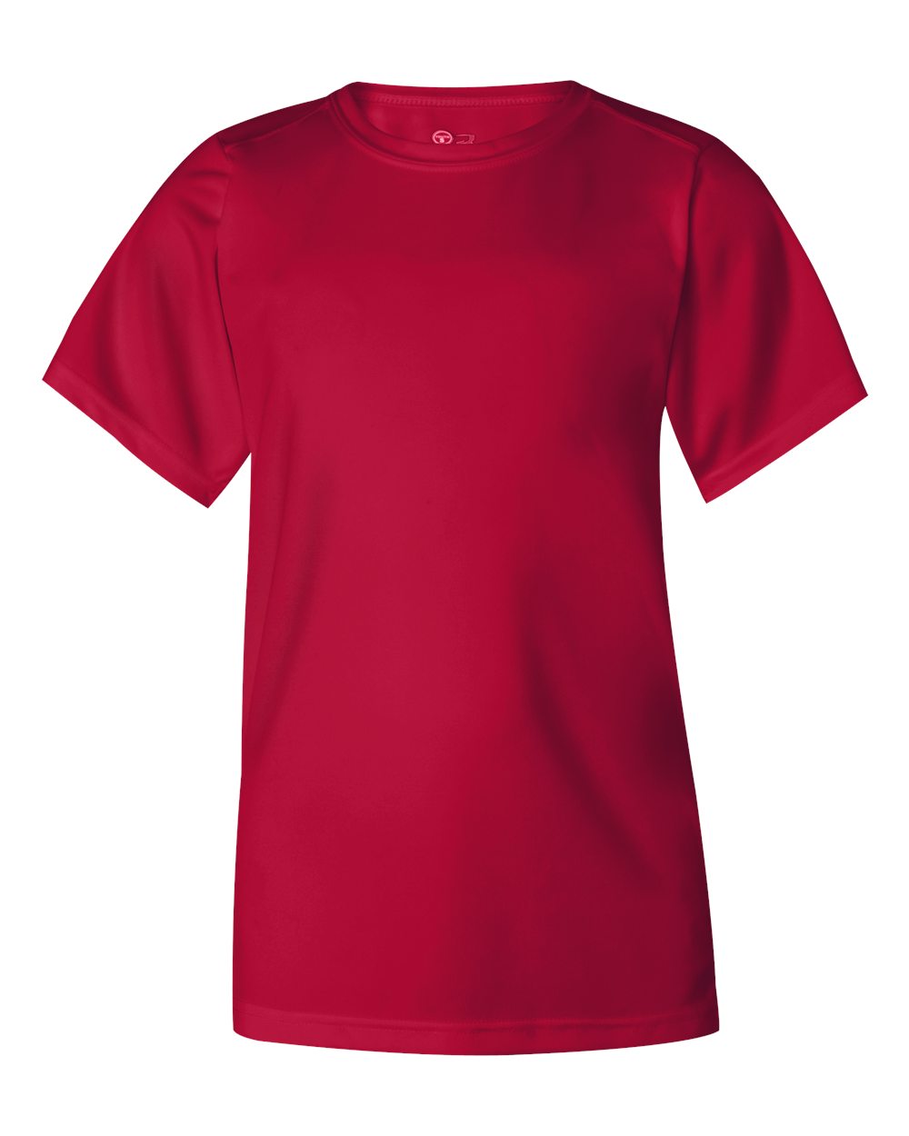 Badger Sport B2120 B Core Youth Top in Red size Medium | Polyester BG2120, 212000, 2120