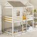 Cordova Twin Over Twin Solid Wood Standard Bunk Bed by Harper Orchard Wood in White | 83.1 H x 41.5 W x 77.8 D in | Wayfair
