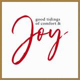 Tidings of Comfort and Joy by Amanti Art Portfolio Framed Canvas Wall Art