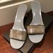 Gucci Shoes | Gucci Sandals Mules Nwt Silver Size 8.5 | Color: Silver | Size: 8.5