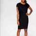 Athleta Dresses | Athleta Black Draped Crew Neck Dress Size S | Color: Black | Size: S