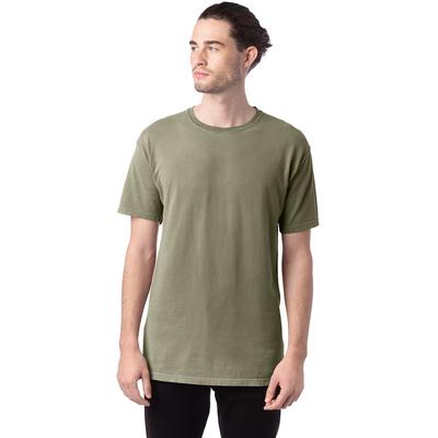 ComfortWash by Hanes GDH100 Men's Garment-Dyed T-Shirt in Faded Fatigue size Large | Cotton