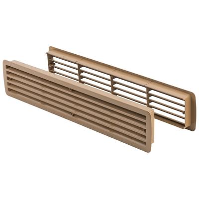 Lüftungsgitter Türlüftung Kunststoff Limba paarweise 457mm x 92mm Image