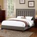 Charlton Home® Mistico Tufted Upholstered Platform Bed Metal in Gray/Brown | Full | Wayfair 4E7078F3D0A8465A88BE51845CCC1343