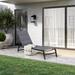 Wade Logan® Adlan 80" Long Reclining Single Chaise Metal in Gray | 39 H x 26 W x 80 D in | Outdoor Furniture | Wayfair