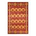 Overton Hand Knotted Wool Vintage Inspired Modern Contemporary Arts & Crafts Red Area Rug - 5'10" x 8'10"