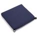 Indoor/Outdoor Polyester Solid Chair Cushion - 20 x 19